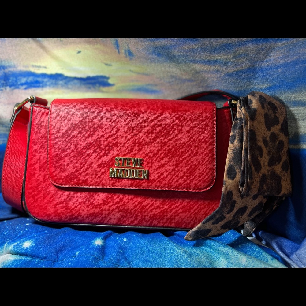 Steve Madden Red Shoulder Bag